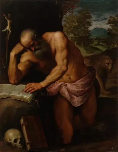 Pyhä Hieronymus, by Palma il Giovane
