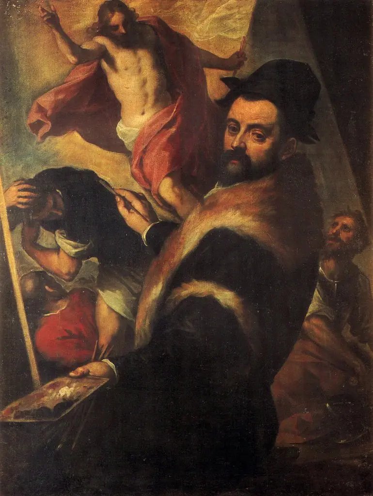 Self-portrait, by Palma il Giovane