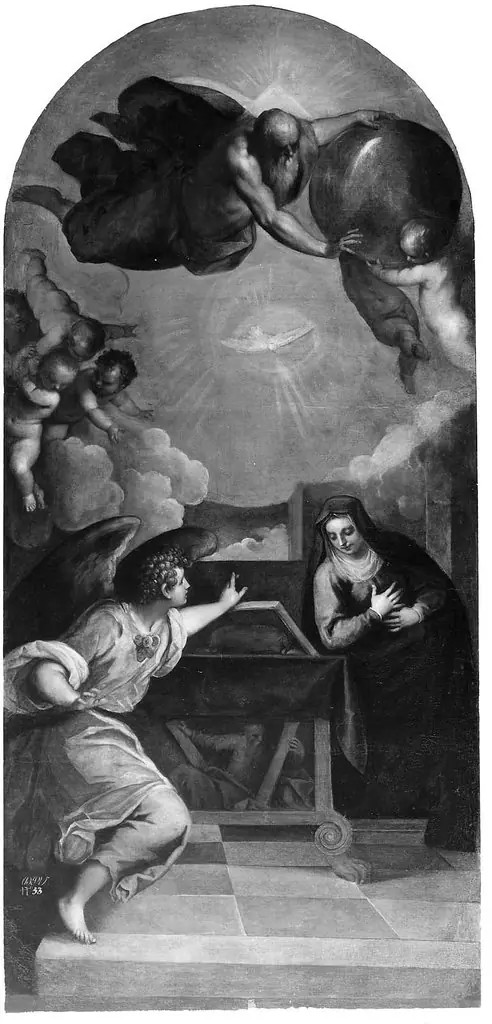 The Annunciation with God the Father, by Palma il Giovane
