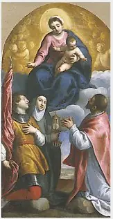 The Virgin and Child with Saints and Angels, by Palma il Giovane