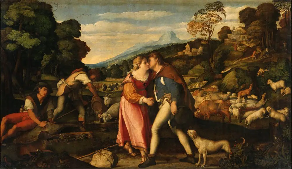 Jacob and Rachel, by Palma Vecchio