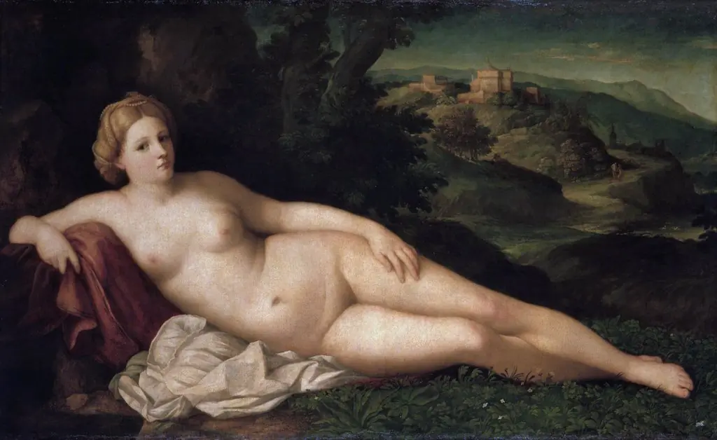 Resting Venus, by Palma Vecchio, 1519