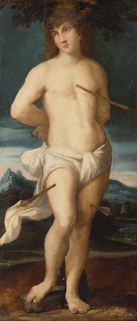 Saint Sebastian, by Palma Vecchio