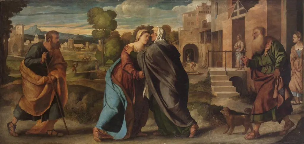 Visitation, by Palma Vecchio