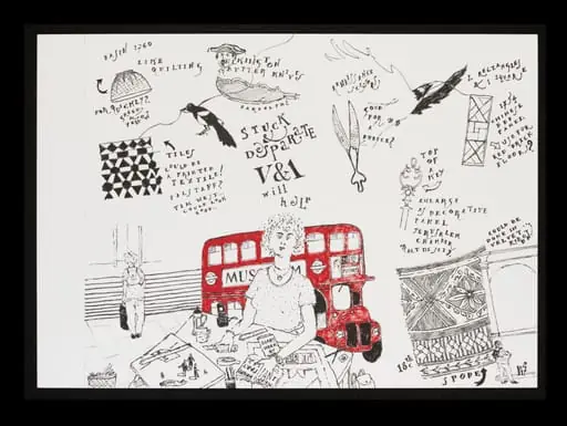 Contribution to V&A's 150th anniversary album, by Pamela Howard
