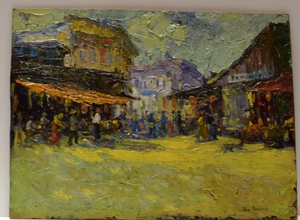 În piață, by Pan Ioanid, unspecified