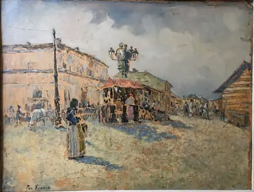 Piață, by Pan Ioanid
