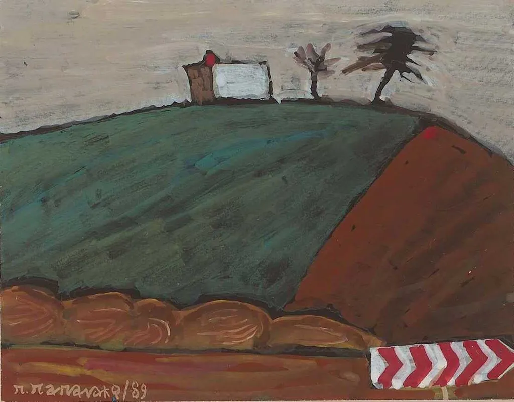 Λόφος, by Panos Papanakos, 1989