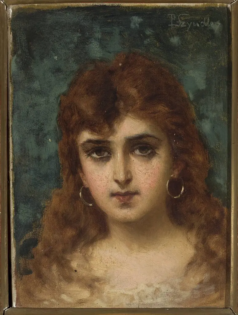 Female head, by Pantaleon Szyndler