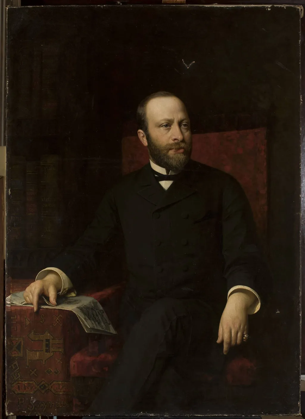 Portrait of Francis de Sales Lewental, by Pantaleon Szyndler, oil, 1885