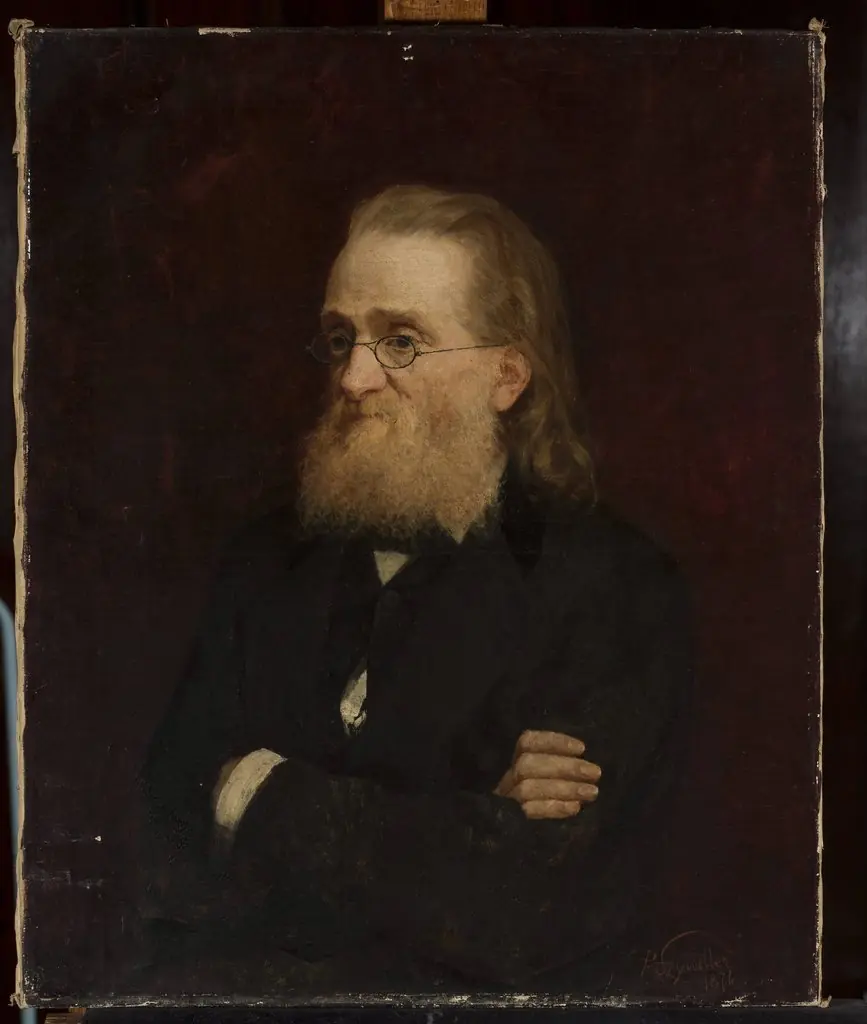 Portrait of Józef Wagner, head of the Press Department of the National Government, by Pantaleon Szyndler