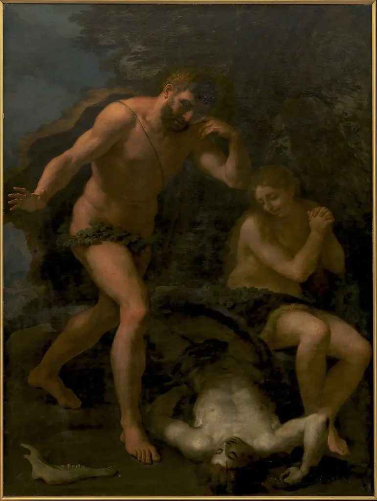 Adam and Eve Lamenting over the Body of Abel, by Paolo de Matteis