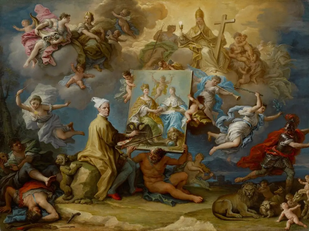Allegory of the Consequences of the Peace of Utrecht, by Paolo de Matteis
