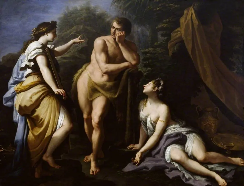The Choice of Hercules, by Paolo de Matteis