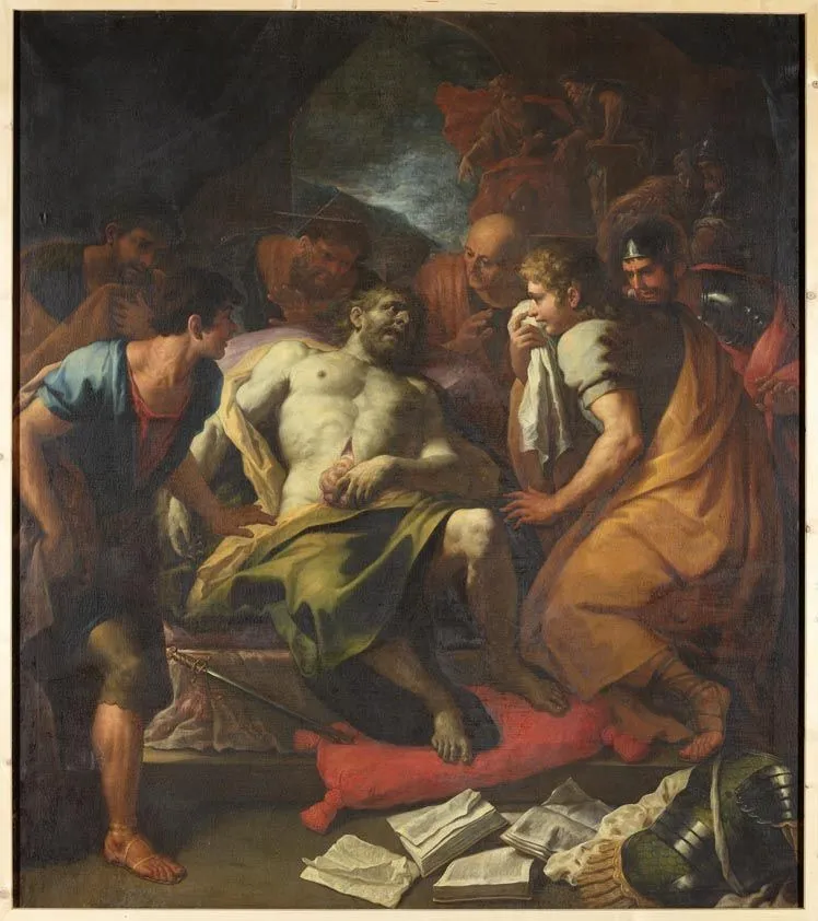 Tod des Cato von Uttica, by Paolo de Matteis, unspecified, 1698