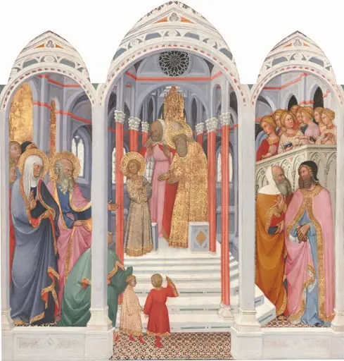 The Presentation of the Virgin in the Temple, by Paolo di Giovanni Fei