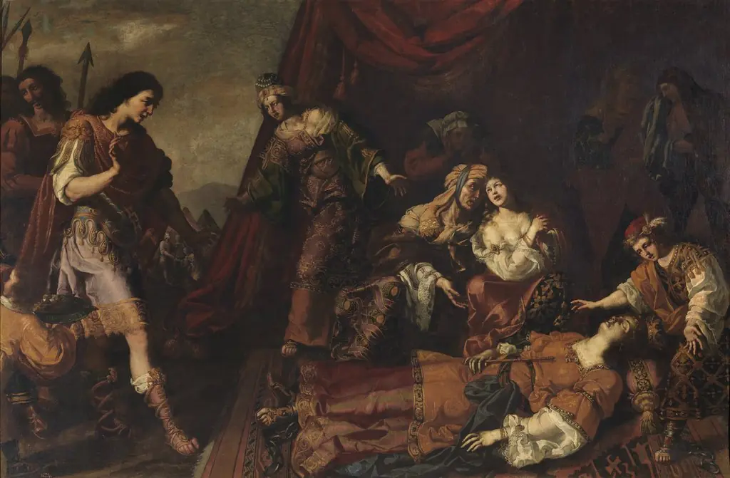 Masinissa Mourning Over the Death of Sophonisba (?), by Paolo Domenico Finoglia