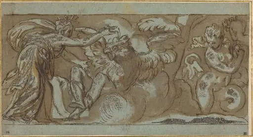 Ceres Changing Ascalaphus into a Bird of Evil Omen, by Paolo Farinati