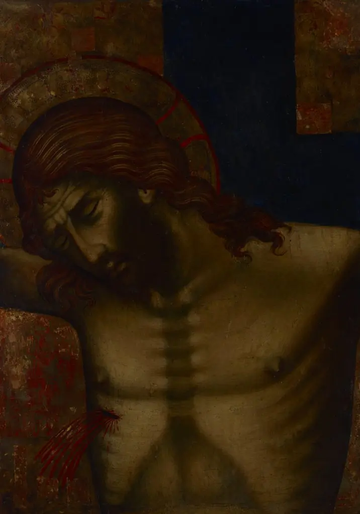 Crucifixion – Fragment of a Croce Dipinta, by Paolo Veneziano