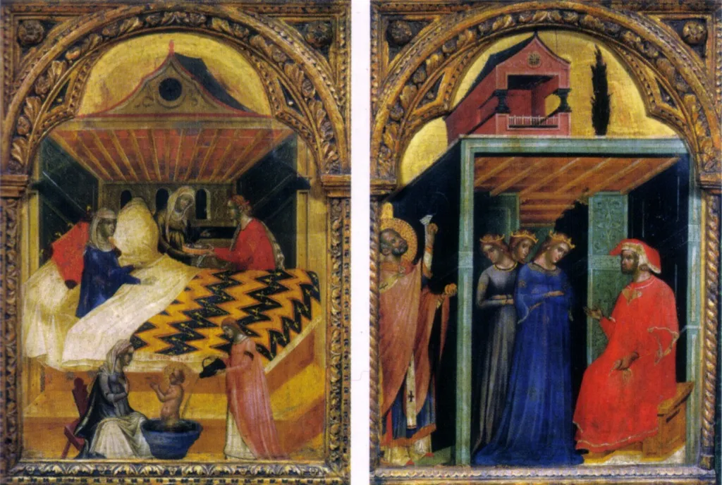 Due storie di san Nicola di Bari, by Paolo Veneziano, unspecified, 1346