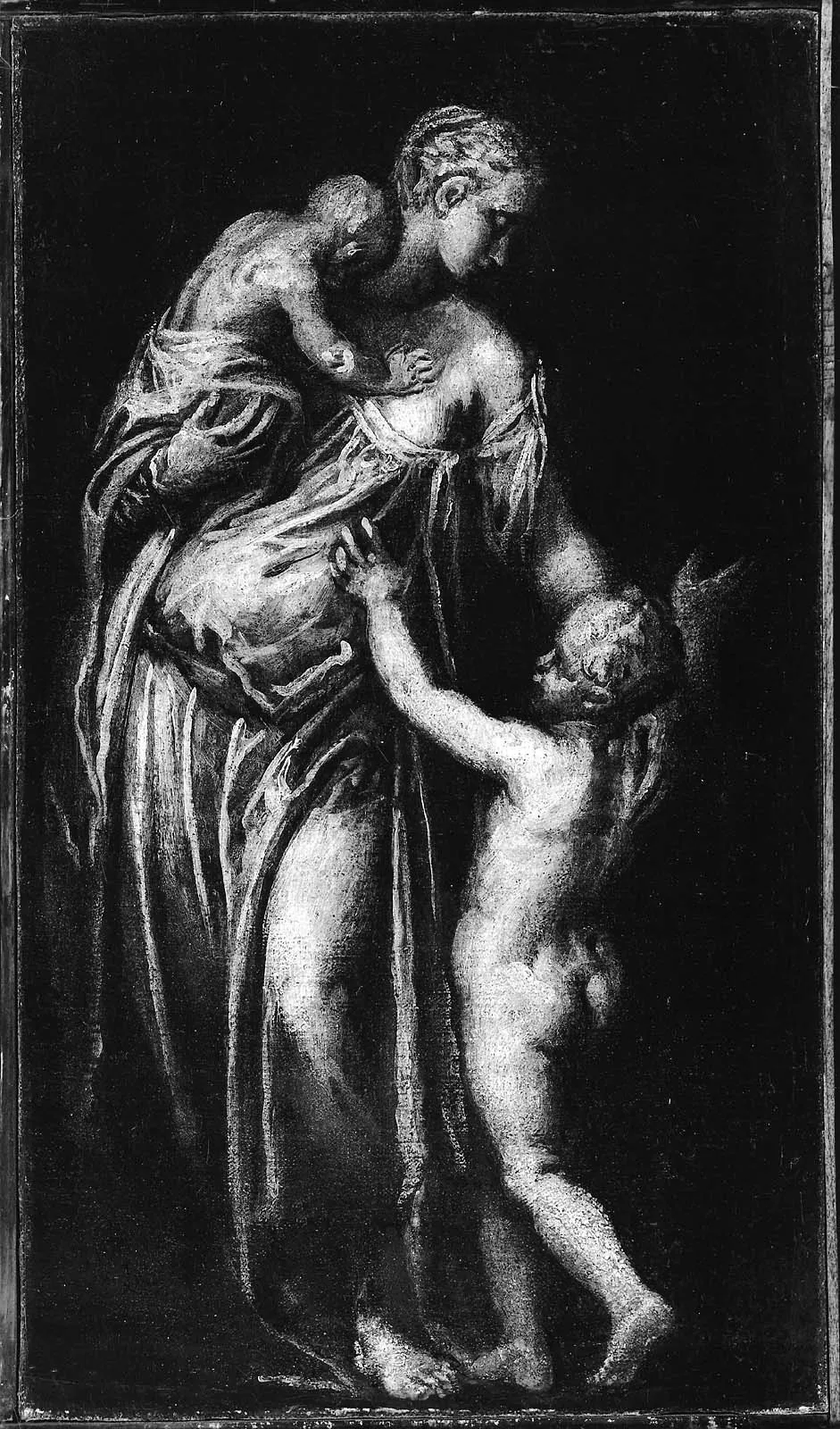 Allegorical Figure of Charity, by Paolo Veronese, oil, 1568