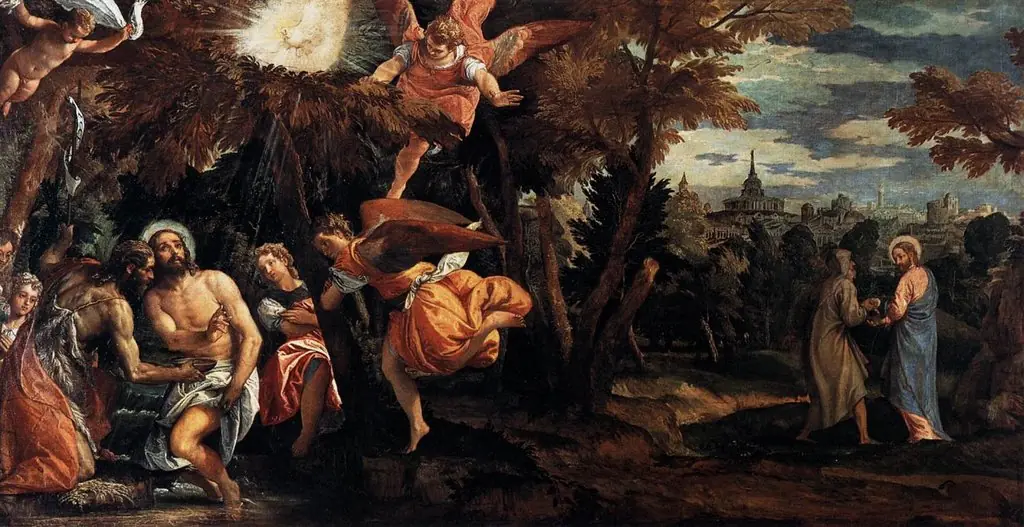 Baptism and Temptation of Christ, by Paolo Veronese