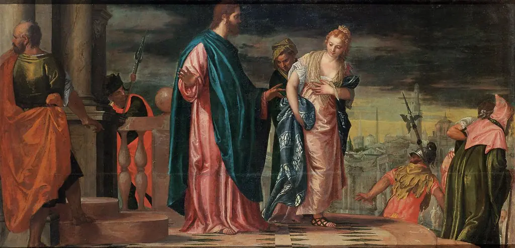Christ and the Adulteress, by Paolo Veronese