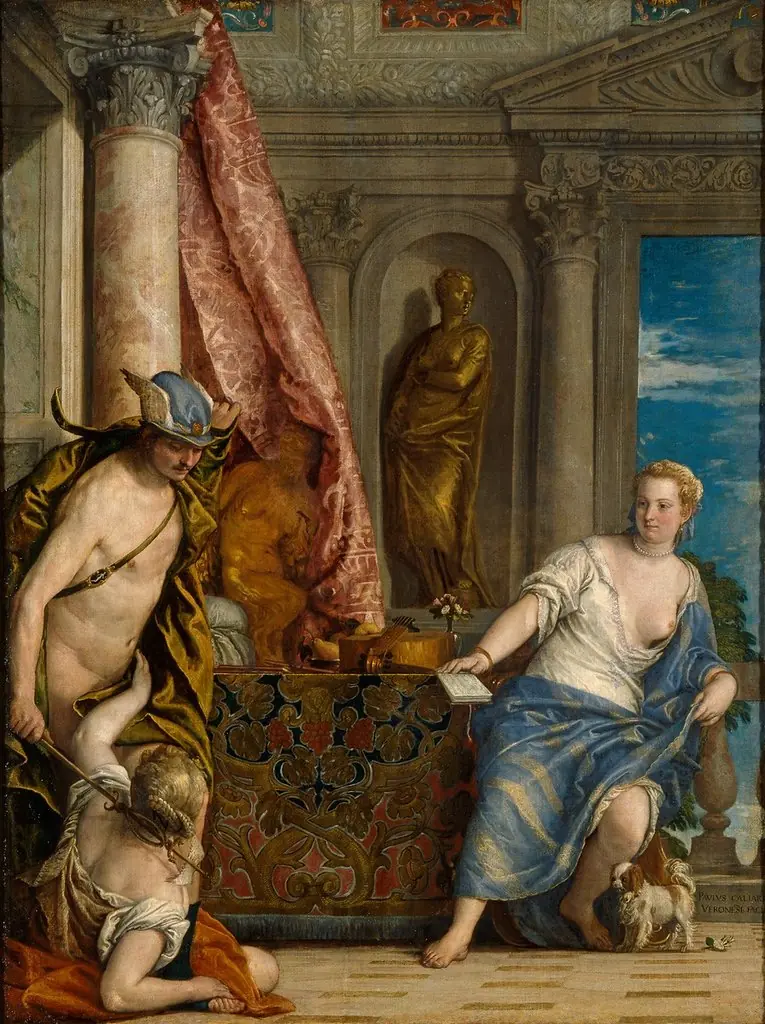 Hermes, Herse and Aglauros, by Paolo Veronese