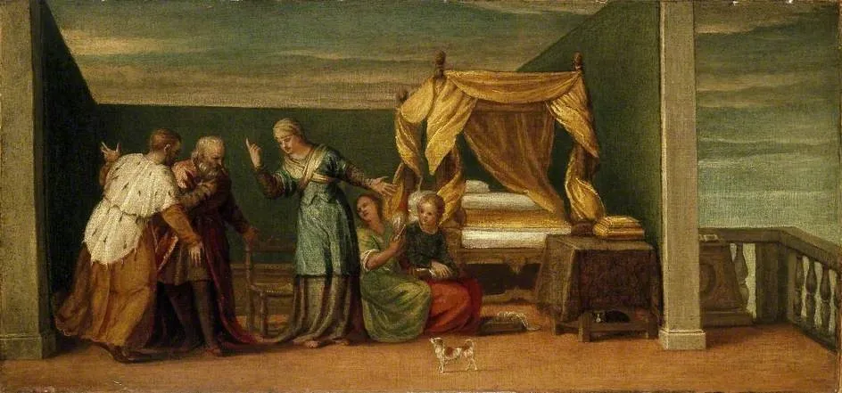 Judith receiving the Ancients of Bethulia, by Paolo Veronese, oil, 1568