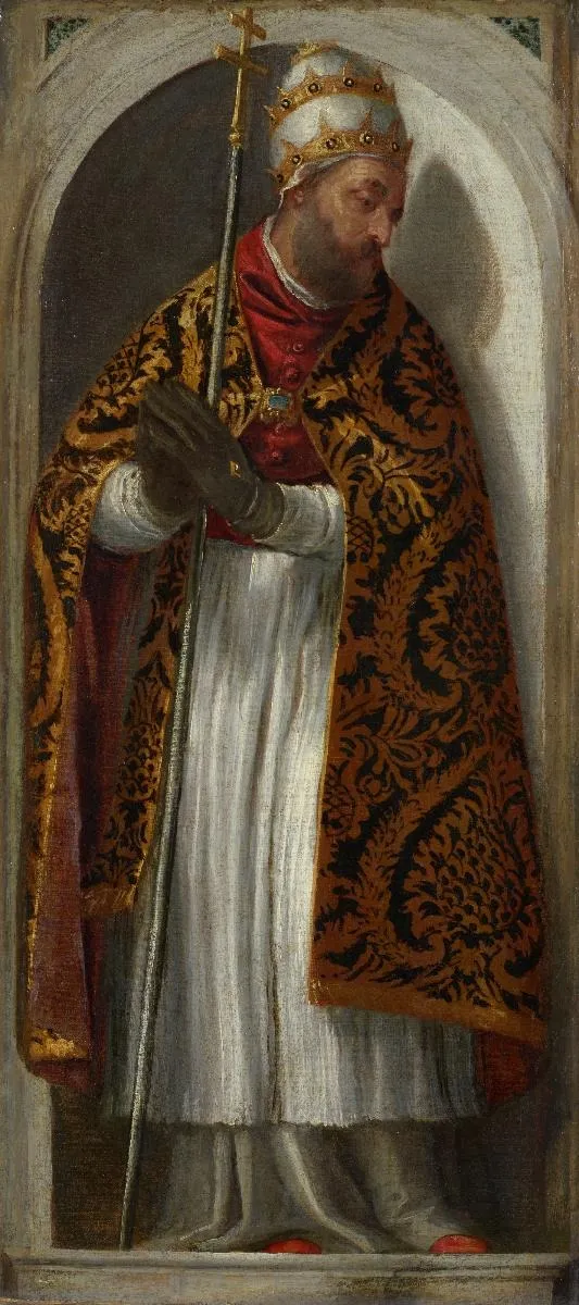 Papa Gregorio Magno, by Paolo Veronese, oil