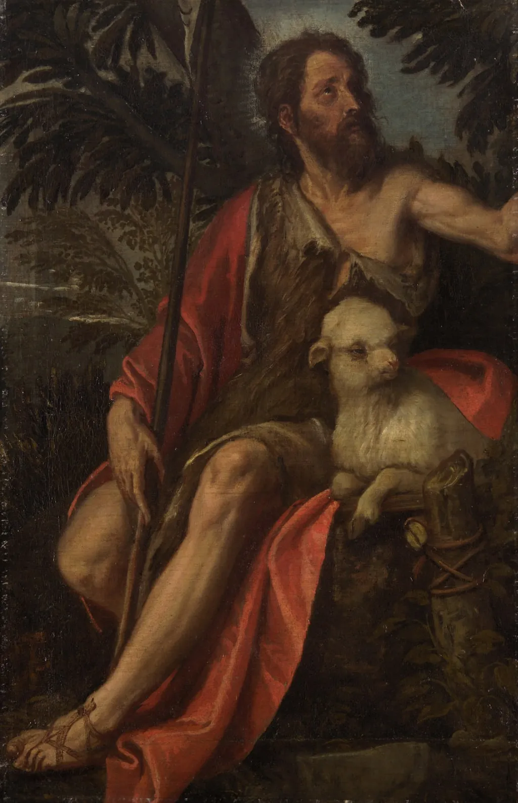 Saint John the Baptist, by Paolo Veronese, oil