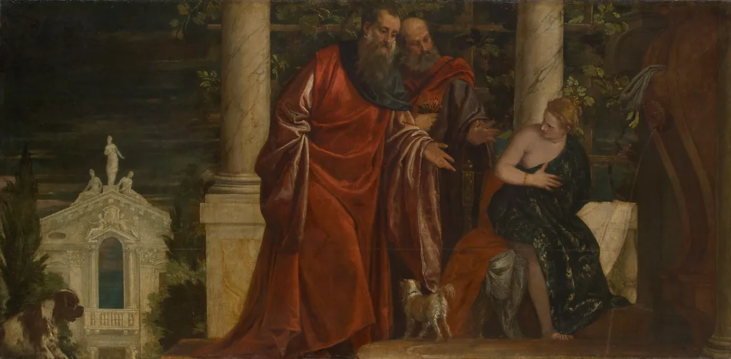 Susannah and the Elders, by Paolo Veronese, oil