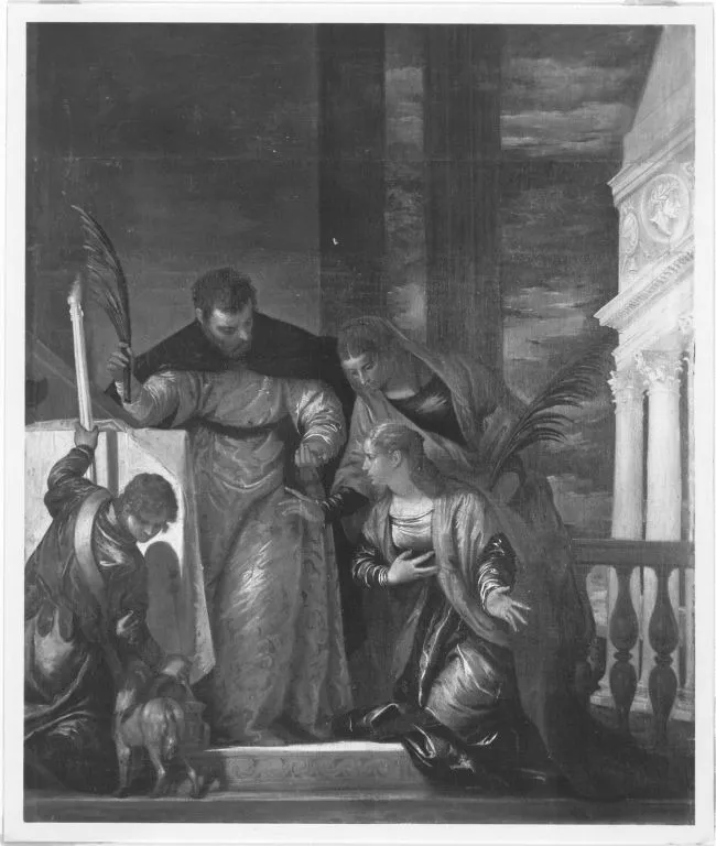 Szene aus dem Leben der hl. Klara (?), by Paolo Veronese, unspecified, 1558