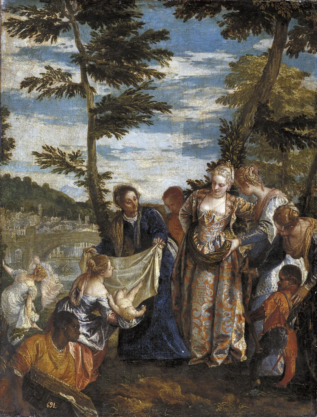 The Finding of Moses, by Paolo Veronese, oil