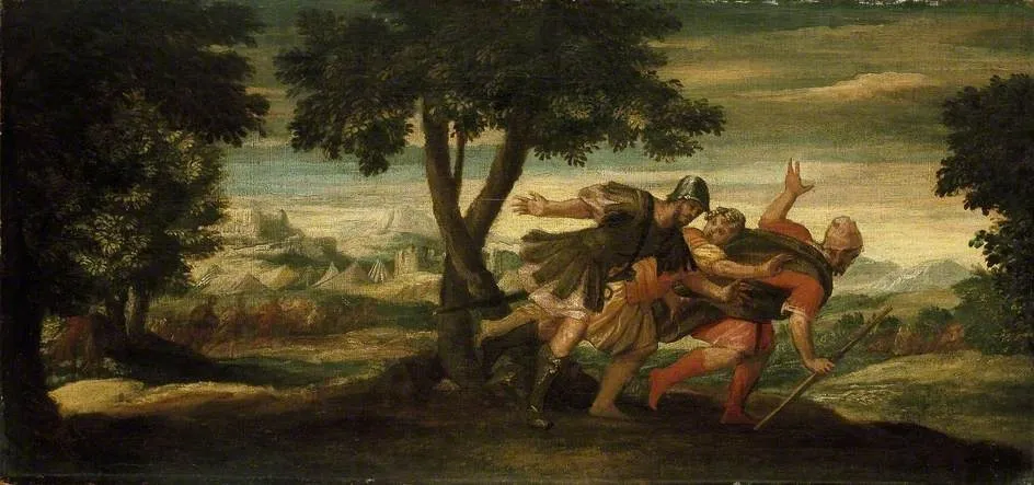The Flight of Achior from the Camp of Holofernes, by Paolo Veronese, oil, 1568