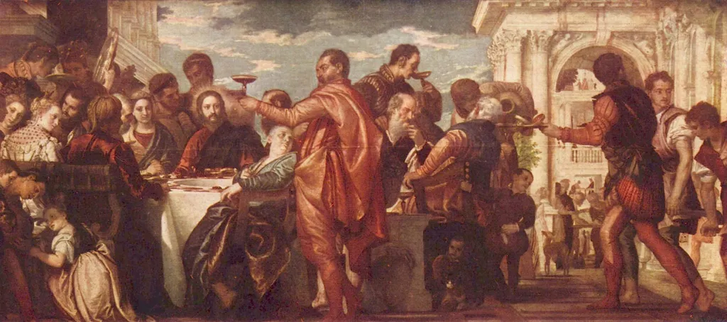 The Wedding at Cana, by Paolo Veronese, oil, 1550