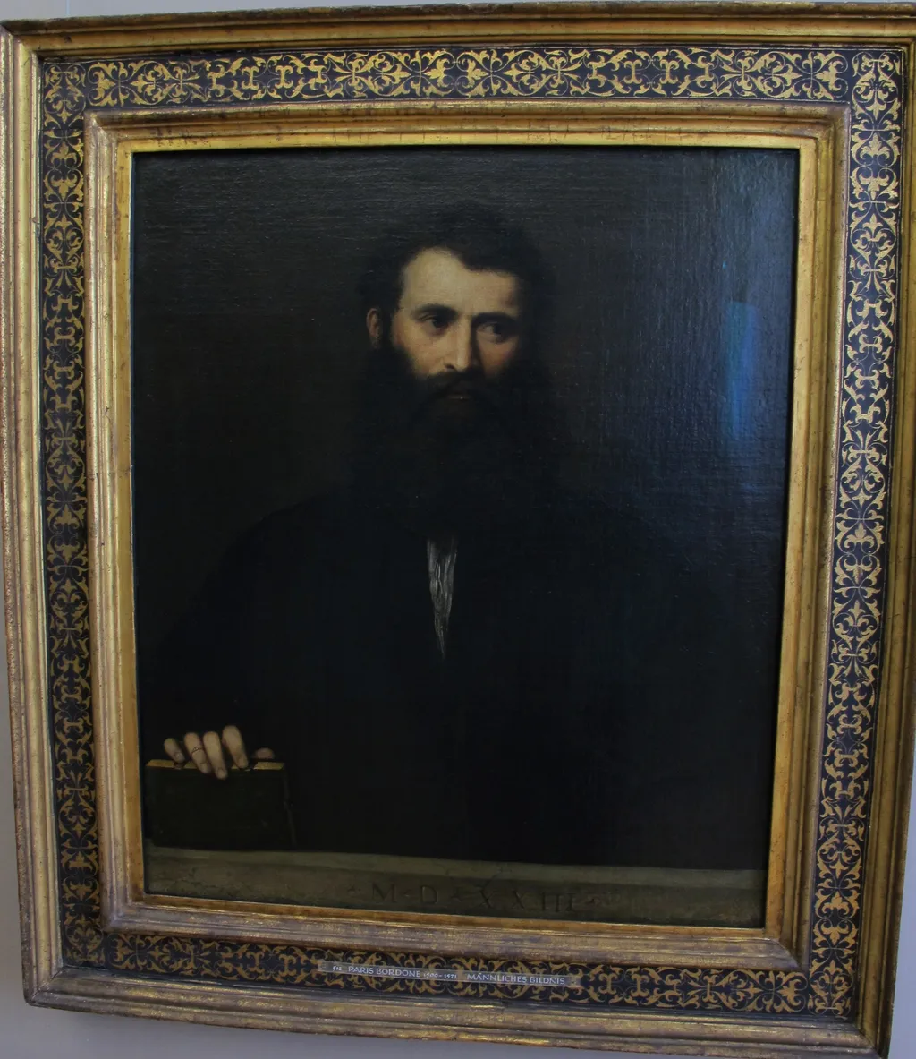 Bildnis eines bärtigen Mannes, by Paris Bordone, unspecified, 1523