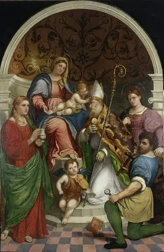 Sacra conversazione, by Paris Bordone, 1530