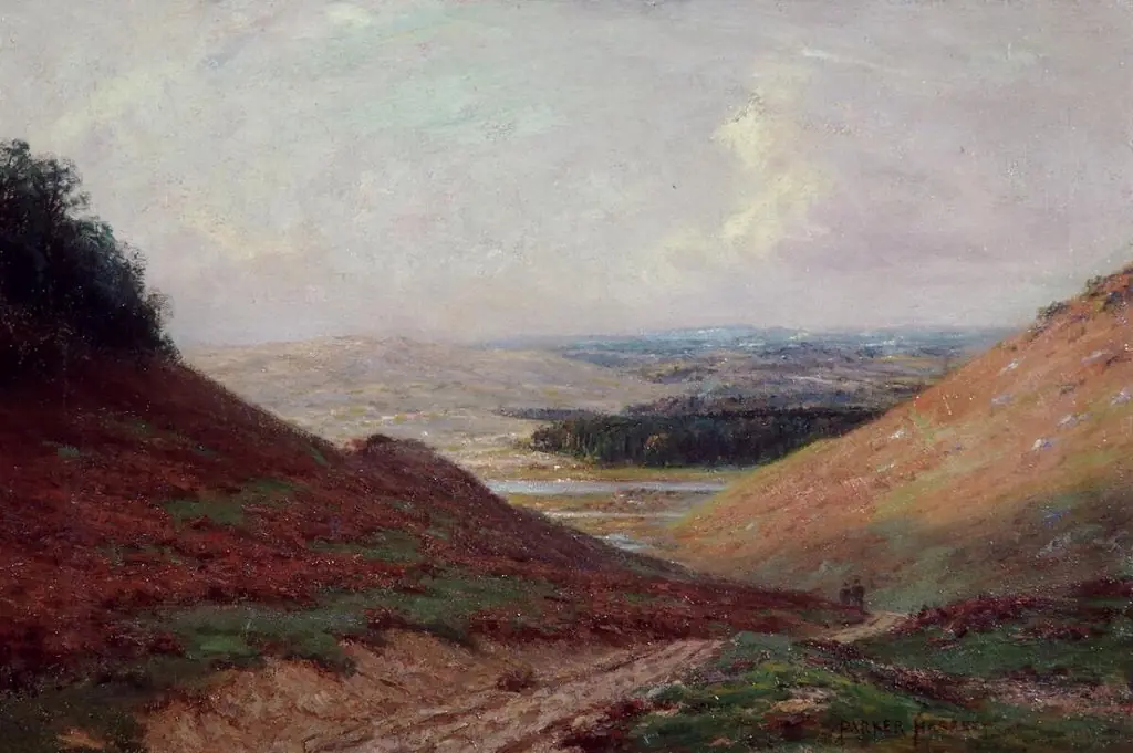 Across the valley, Southerndown, by Parker Hagerty