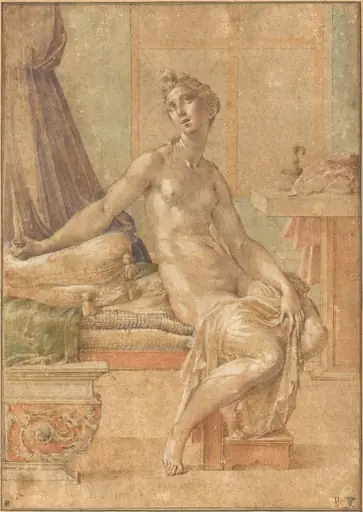 Lucretia, by Parmigianino