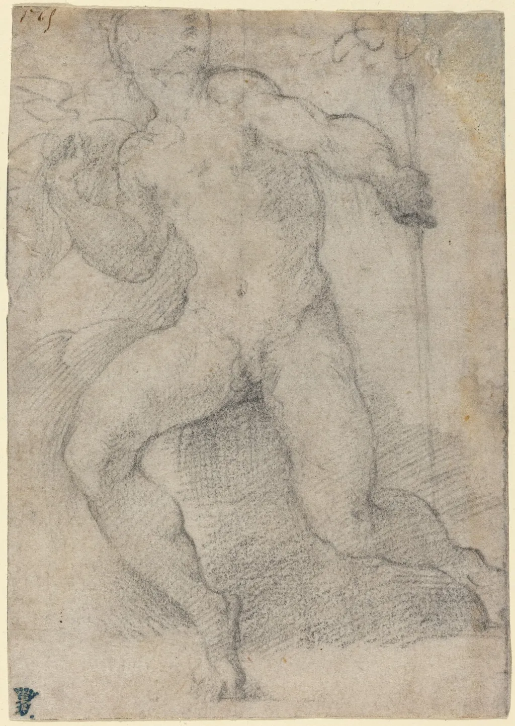 Mercury, by Parmigianino, chalk, 1524