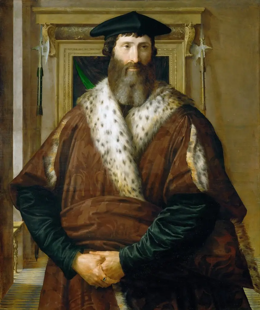 Portrait of a Man (Condottiere Malatesta Baglioni?), by Parmigianino