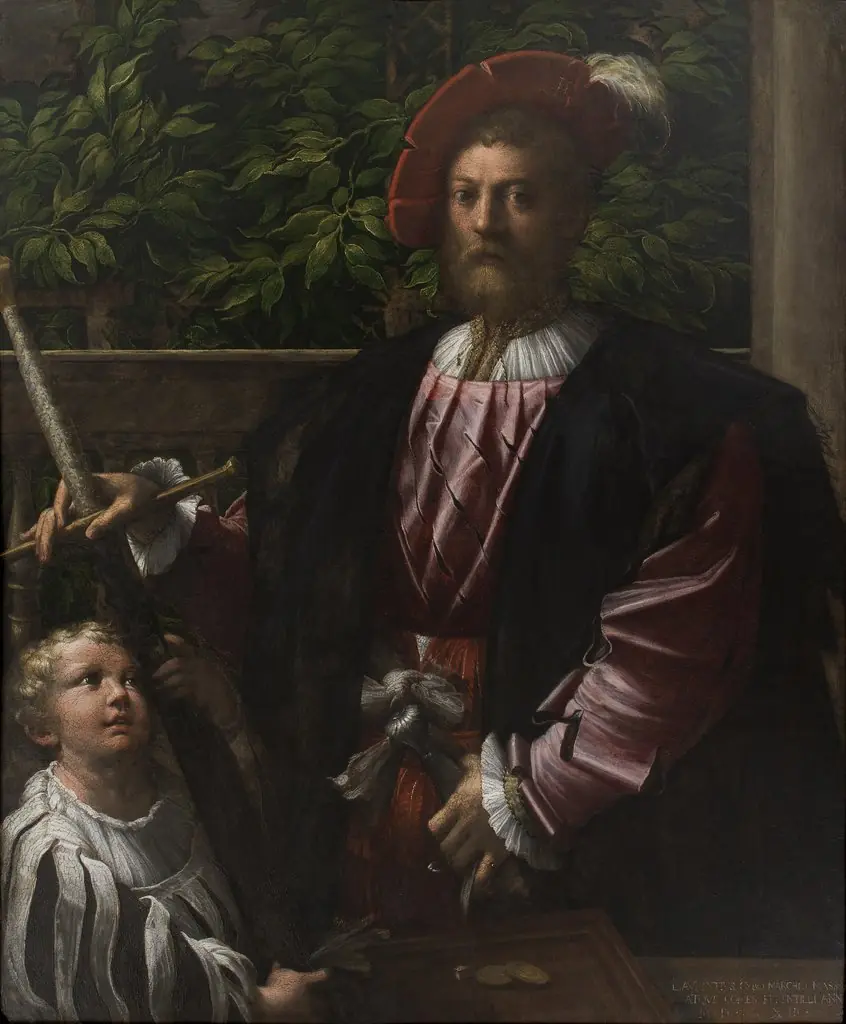 Portrait of Lorenzo Cybo, by Parmigianino