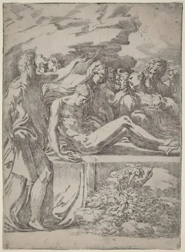 The Entombment, by Parmigianino
