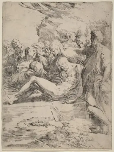 The Entombment, by Parmigianino