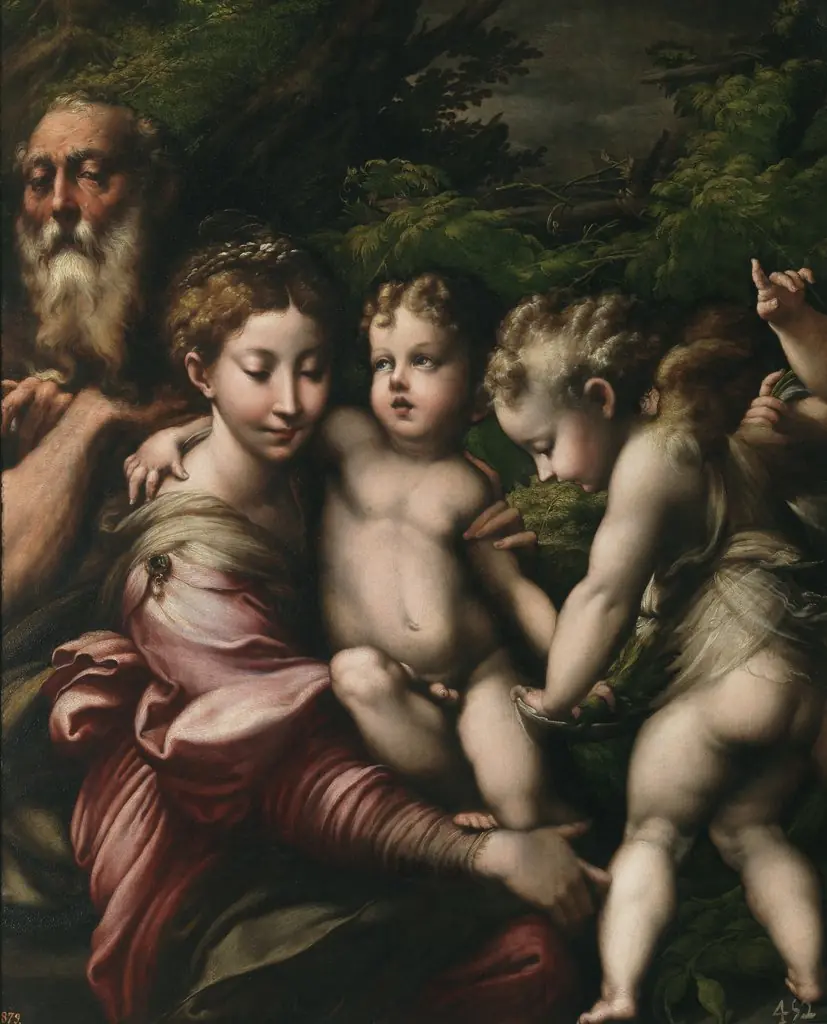 The Holy Family with Angels