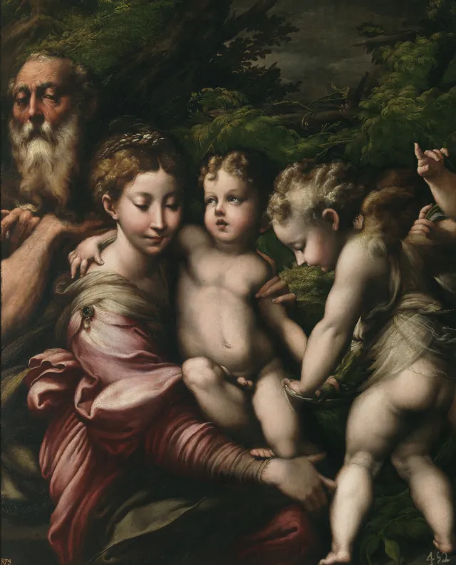 The Holy Family with Angels
