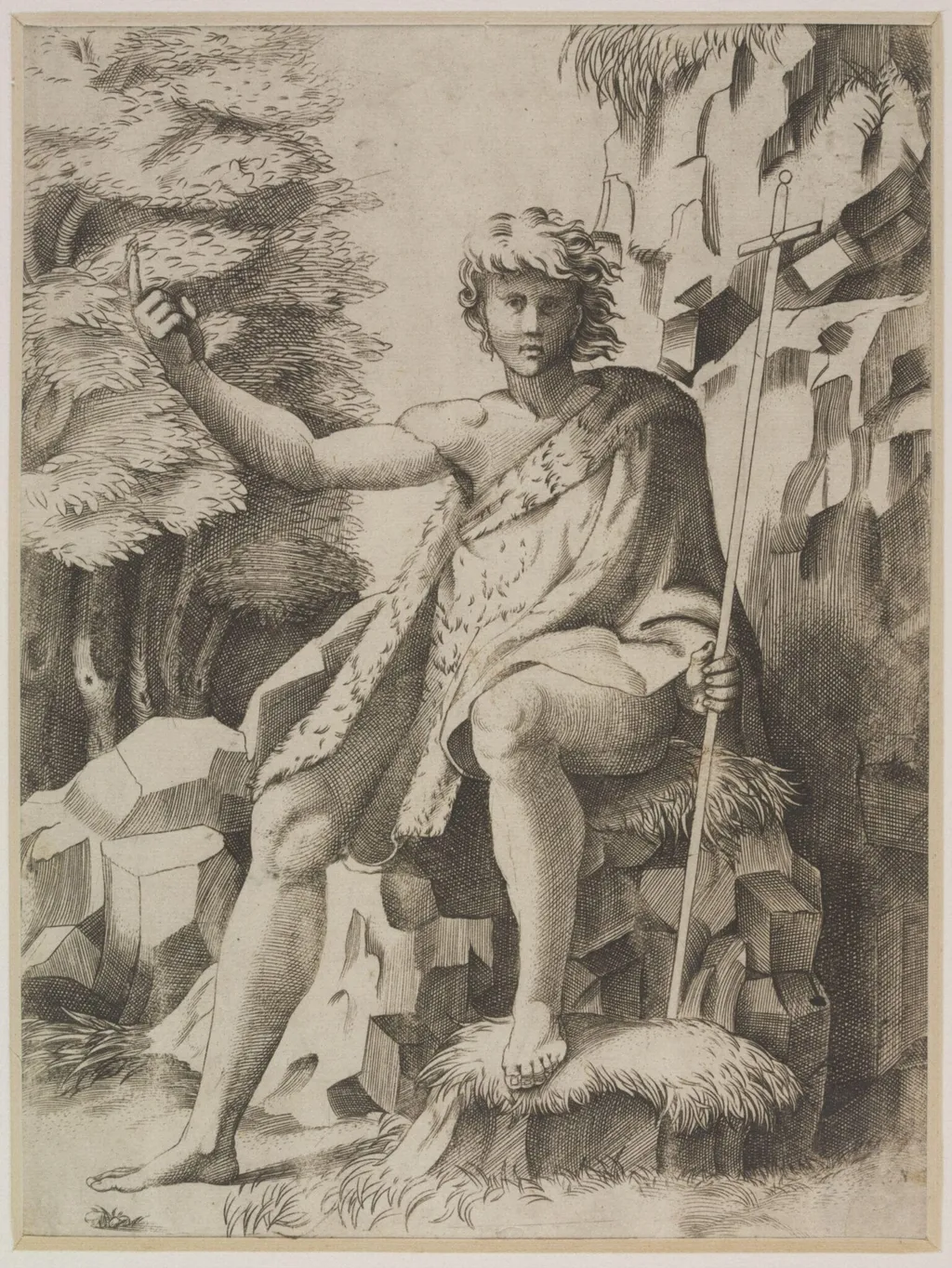 Untitled, by Parmigianino, 1500