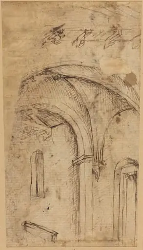 Gothic Vault [verso], by Parri Spinelli