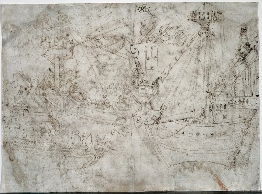 Navicella (recto), by Parri Spinelli, 1414